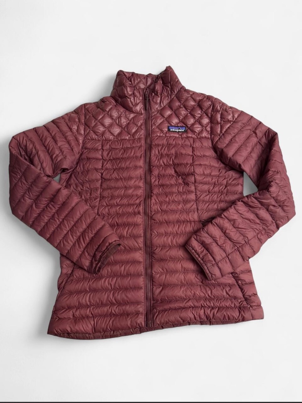 Patagonia Women's Quilted Puffer Jacket - Burgundy